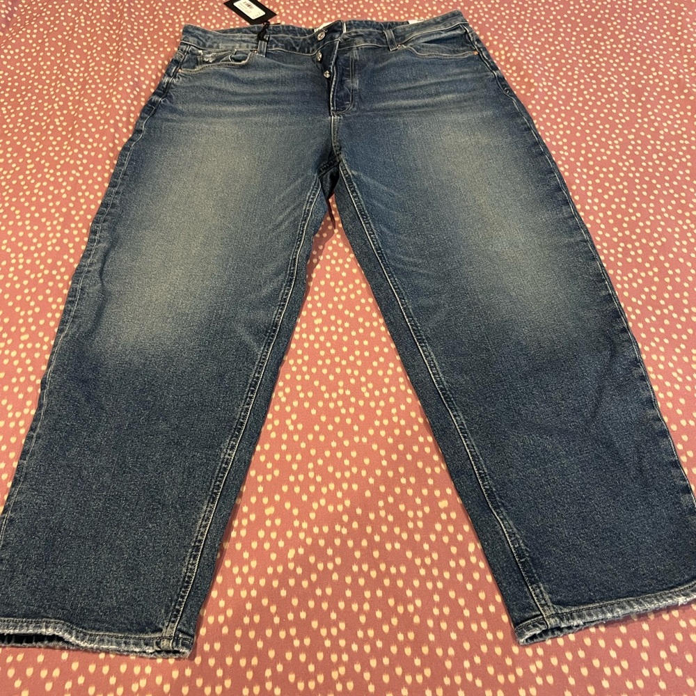 PAIGE Indigo Wide Leg Jeans